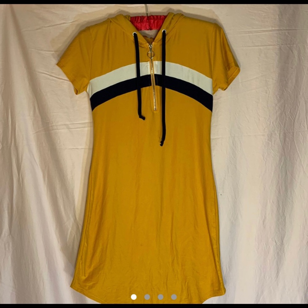 Yellow Dress with Hood